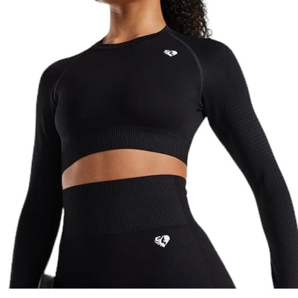 Women's Best large Power seamless active crop top TLS2 9077 - Picture 1 of 10